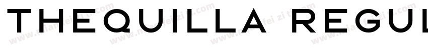 Thequilla Regular字体转换